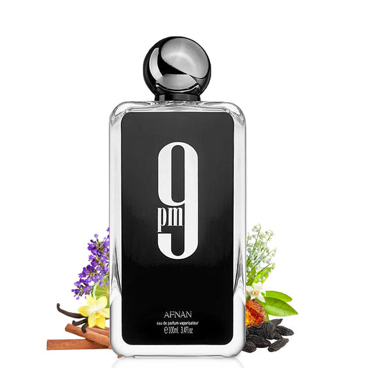 Afnan 9 PM For Men Eau De Parfum, 3.4 Fl. Oz
